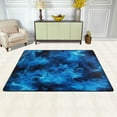 thumbnail image 3 of Area Rugs 36"x24" Indoor Non-Slip Wear Resistant Floor Mats Soft Large Carpets for Living Room, Bedroom, Home Decor Washable Rug Blue Smoke, 3 of 7