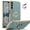 573-Gray Green, variant on Daxi for Samsung Galaxy A14 with Ring Stand, 360 Degree Rotation Magnetic Phone Case -Black