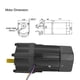 thumbnail image 3 of Motor Reductor de Engranajes ANGGREK 180W 220VAC 4 Polos, 3 of 7