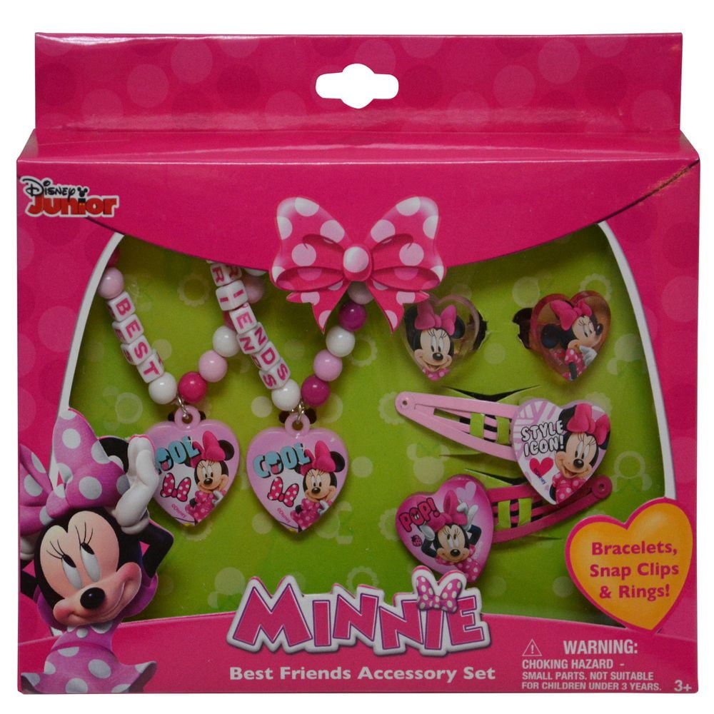 Disney Minnie Mouse Bow-tique Best Friends Bracelet/Ring & Hair 