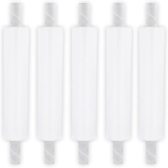 MMBM Stretch Wrap with Extended Core 15" x 1000' 1 Roll 90 Gauge Clear Cast Shrink Film for Wrapping and Packing