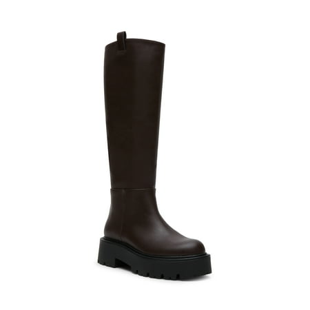 

Madden Girl Women s Crowww Platform Lug Sole Knee High Boots (Wide Calf Available)