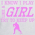 thumbnail image 3 of CafePress - Hockey Like A Girl Hoodie - Pullover Hoodie, Hooded Sweatshirt, 3 of 4