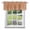 Orange, variant on Kitchen Cafe Valance Curtain for Small Windows,Orange Solid Color Rod Pocket Short Valances,42x12in