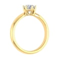 thumbnail image 2 of 1/2 Carat 6-Prong Set Diamond Solitaire Engagement Ring in 14K Yellow Gold (Ring Size 9.5), 2 of 5