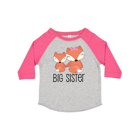 

Inktastic Fox | Big Sister Gift Toddler Toddler Girl T-Shirt