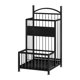 thumbnail image 2 of Soporte para paraguas, caja de almacenamiento multicapa, estable y que ahorra espacio. Negro, 2 of 9