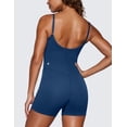 thumbnail image 2 of CRZ YOGA Butterluxe Cami Strap Rompers for Women Sleeveless One Piece Yoga Jumpsuits Bodysuit Shorts Padded, 2 of 4