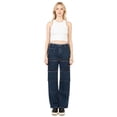thumbnail image 4 of Baggy Carpenter Multi-Pockets Low-Rise Wide Leg Cargo Jeans, 4 of 5