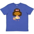thumbnail image 3 of Inktastic Easter African American Girl Youth T-Shirt, 3 of 5