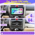 thumbnail image 2 of Adaptador de radio estéreo de coche Universe para Honda CRV 2007-2011, 2 of 7