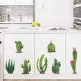 thumbnail image 3 of Gwong Decoración hogareña 2pcs / fijaron etiqueta de la pared decorativa respetuoso con el medio ambiente PVC Cactus Plant Fondos de pantalla para el hogar Gwong 21060661, 3 of 6