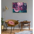 thumbnail image 6 of Kate and Laurel Sylvie Yours Truly Framed Canvas Wall Art by Kristy Campbell, 28x38 Gold, Decorative Detailed Floral Art for Wall, 6 of 7