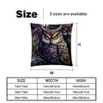 thumbnail image 5 of Owl Inserts Set - 2-Pack Decorative Pillows with Unique Patterns for Throw Pillow Covers for Home Decor, Sofa, Bed - Available in 16x16, 18x18 & 20x20, 5 of 6