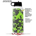 thumbnail image 2 of Skin Wrap Decal compatible with Hydro Flask Wide Mouth Bottle 32oz WraptorCamo Old School Camouflage Camo Lime Green (BOTTLE NOT INCLUDED), 2 of 3