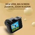thumbnail image 3 of Vintage Camera Portable Video Recorder 6 Photo Effects 1920x1080P Resolution 1.3Inch Display with External Battery, 3 of 6
