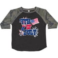 thumbnail image 3 of Inktastic 4th of July with Fireworks American Flag and Rocket Boys or Girls Toddler T-Shirt, 3 of 5