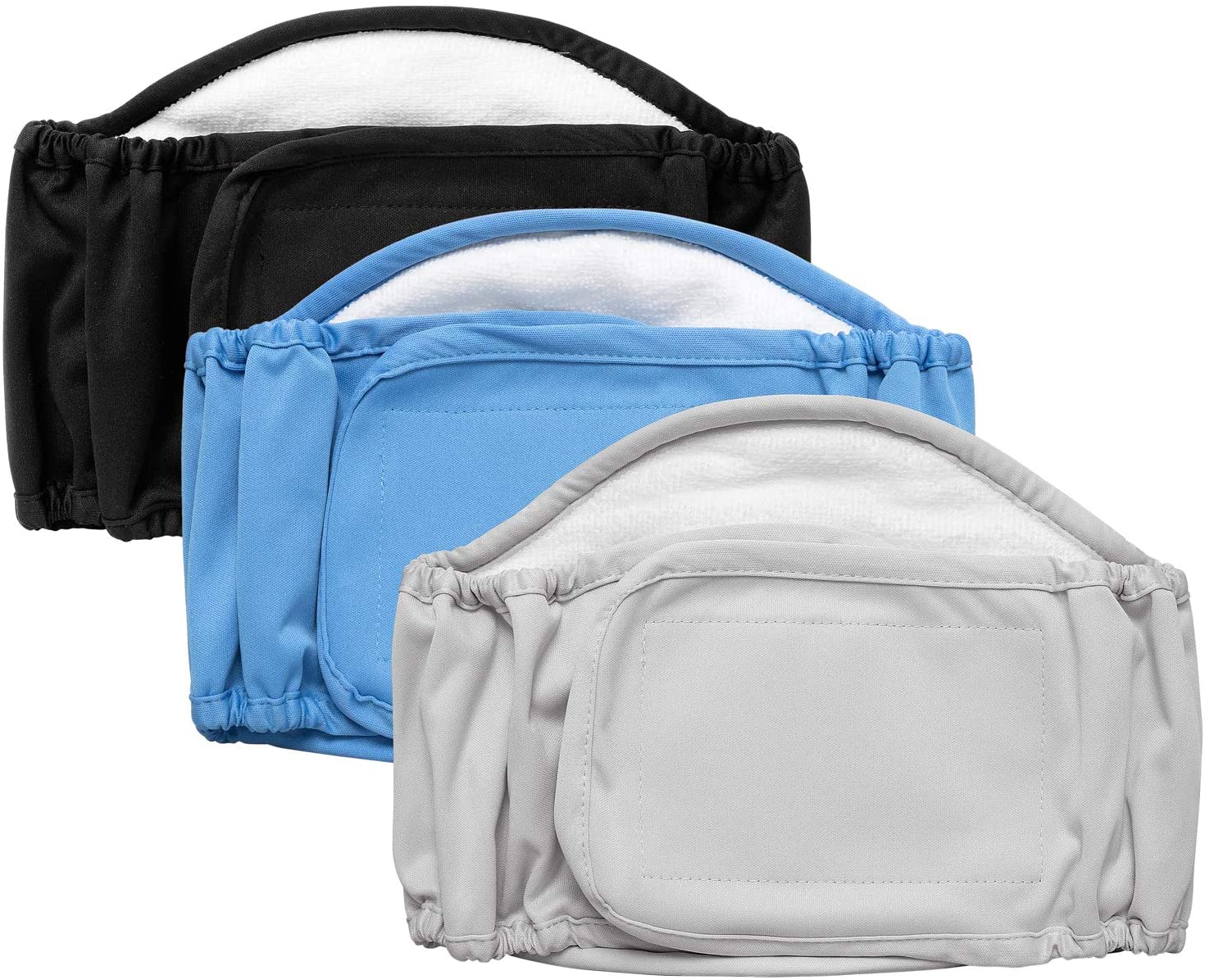 Male Dog Belly Band Wraps Washable Reusable Diapers for Small and