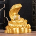 thumbnail image 3 of Bgsha Resin Snake Ornaments for Ruyi Snake Desktop Ornaments Bookcase Entryway Crafts Home, 3 of 8