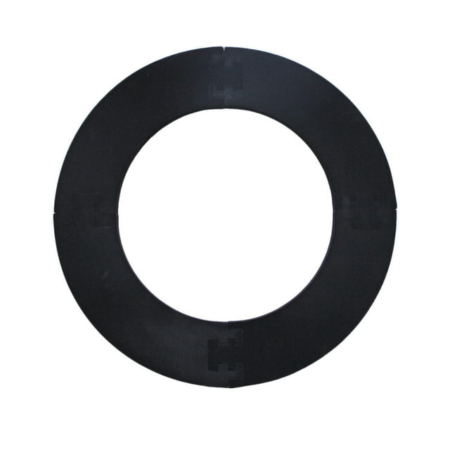 S SERENABLE Board Wall Protector EVA board Surround for Game Room Office Garage Black