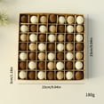 thumbnail image 2 of 49pcs Velvet Christmas Balls Ornaments, 1.18" Mini Shatterproof Hanging Balls for Xmas Trees, Wreaths & Gifts, 2 of 3