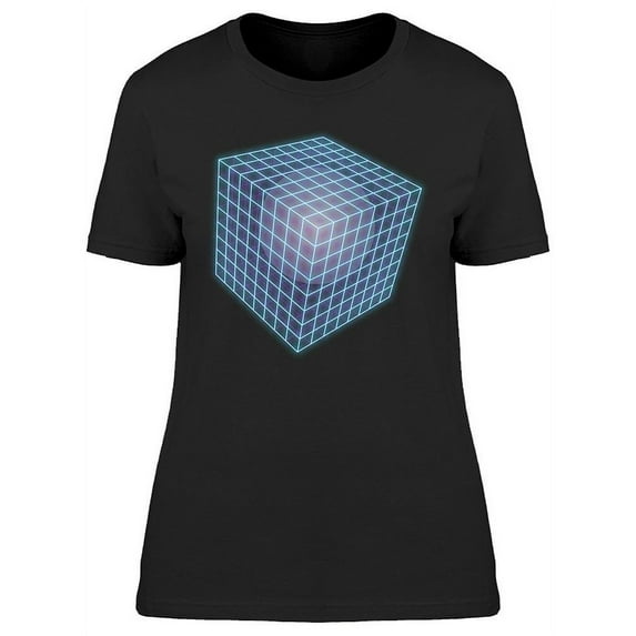 Laser Neon Mesh Cube T-Shirt Women -Image by Shutterstock, Female Large