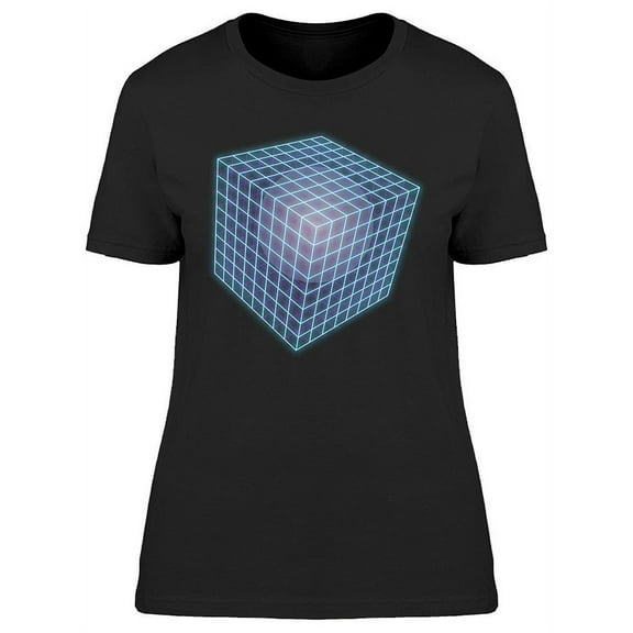 Laser Neon Mesh Cube T-Shirt Women -Image by Shutterstock, Female Large