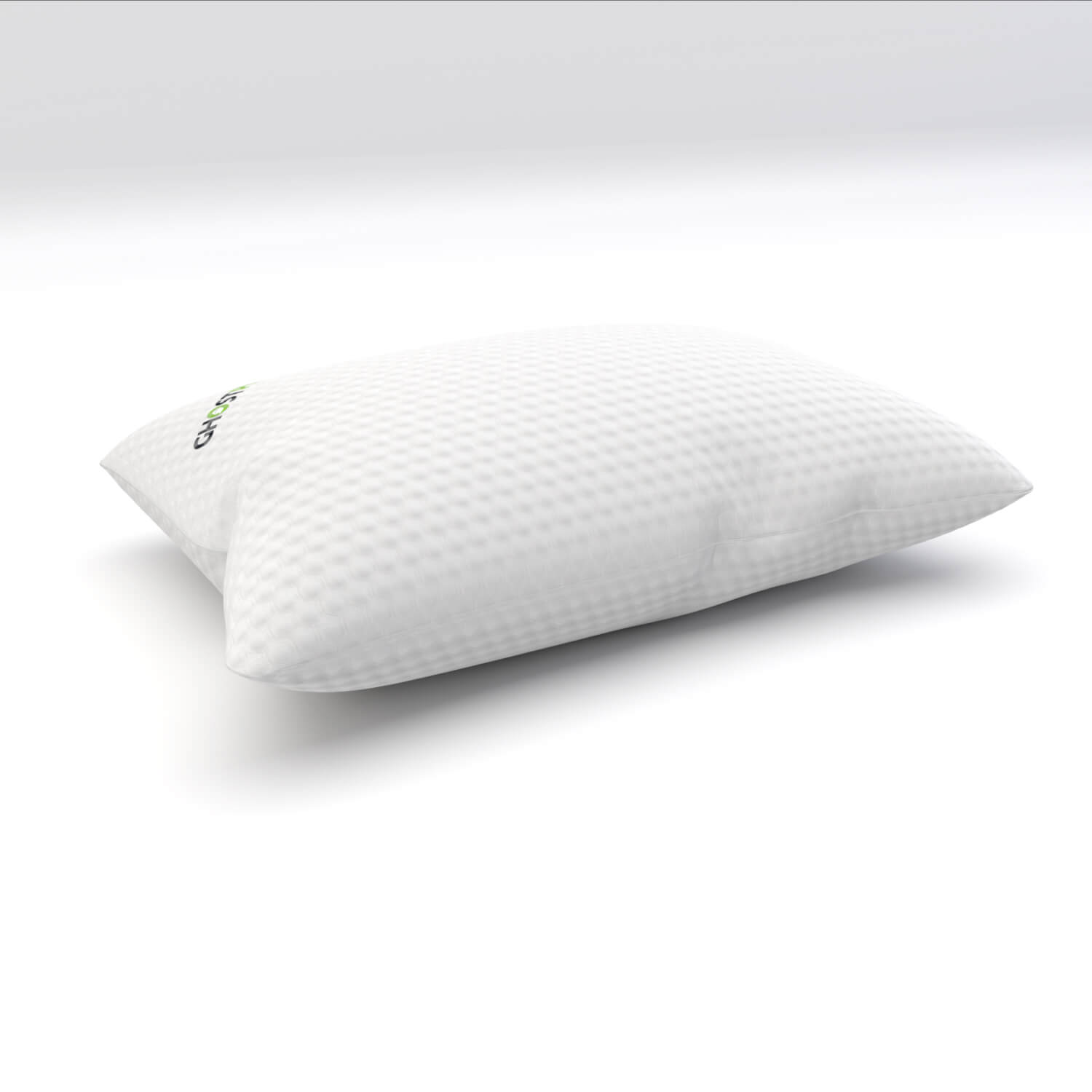 GhostBed Shredded Memory Foam Pillow – Customizable Fill with Cool Gel Memory Foam, Standard Size: 2-Pack