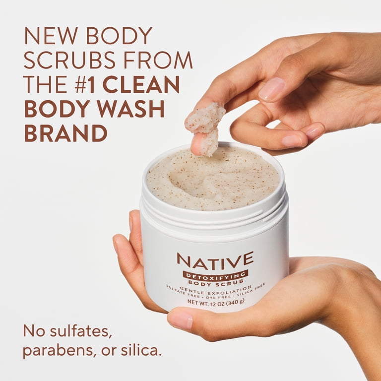 Native Detoxifying Body Scrub, Coconut & Vanilla, 12 oz photo 2