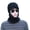 Black, variant on Mosey Men Winter Hat Sunshade Thermal Knitted Elastic Short Brim Full Protection Anti-slip Unisex Outdoor Camping Skiing Balaclava Cap Hat Scarf Integrated Headgear
