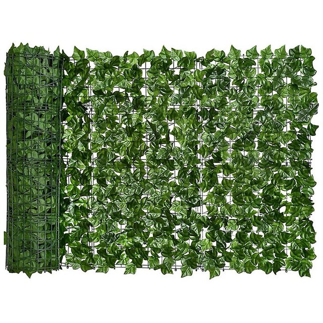Decoración artificial de la cerca del seto de la cerca de privacidad de la hoja artificial, conveniente para la decoración al aire libre, G