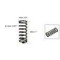thumbnail image 4 of 1.2mm Wire Dia 10mm Outer Diameter 25mm Length Compression Spring Black 10Pcs, 4 of 5