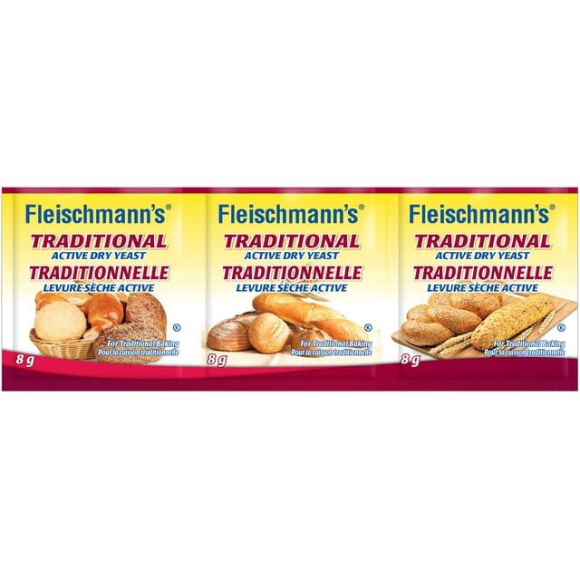 Fleischmann's Traditional ACTIVE Dry Yeast Strips