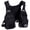 Black, variant on Lightweight and Durable Unisex Adult Fishing Vest Pack, One Size, Green