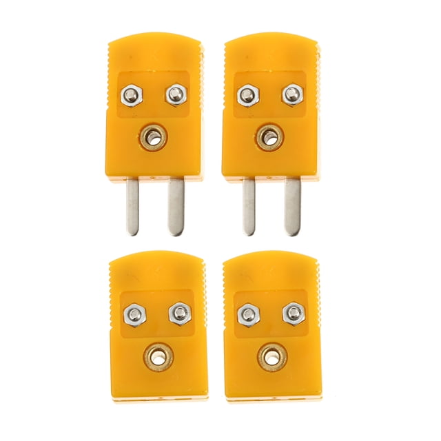 MasteelfCA 4pcs Plastic Case K Type Thermocouple Wire Connector Cable Connector Adapter
