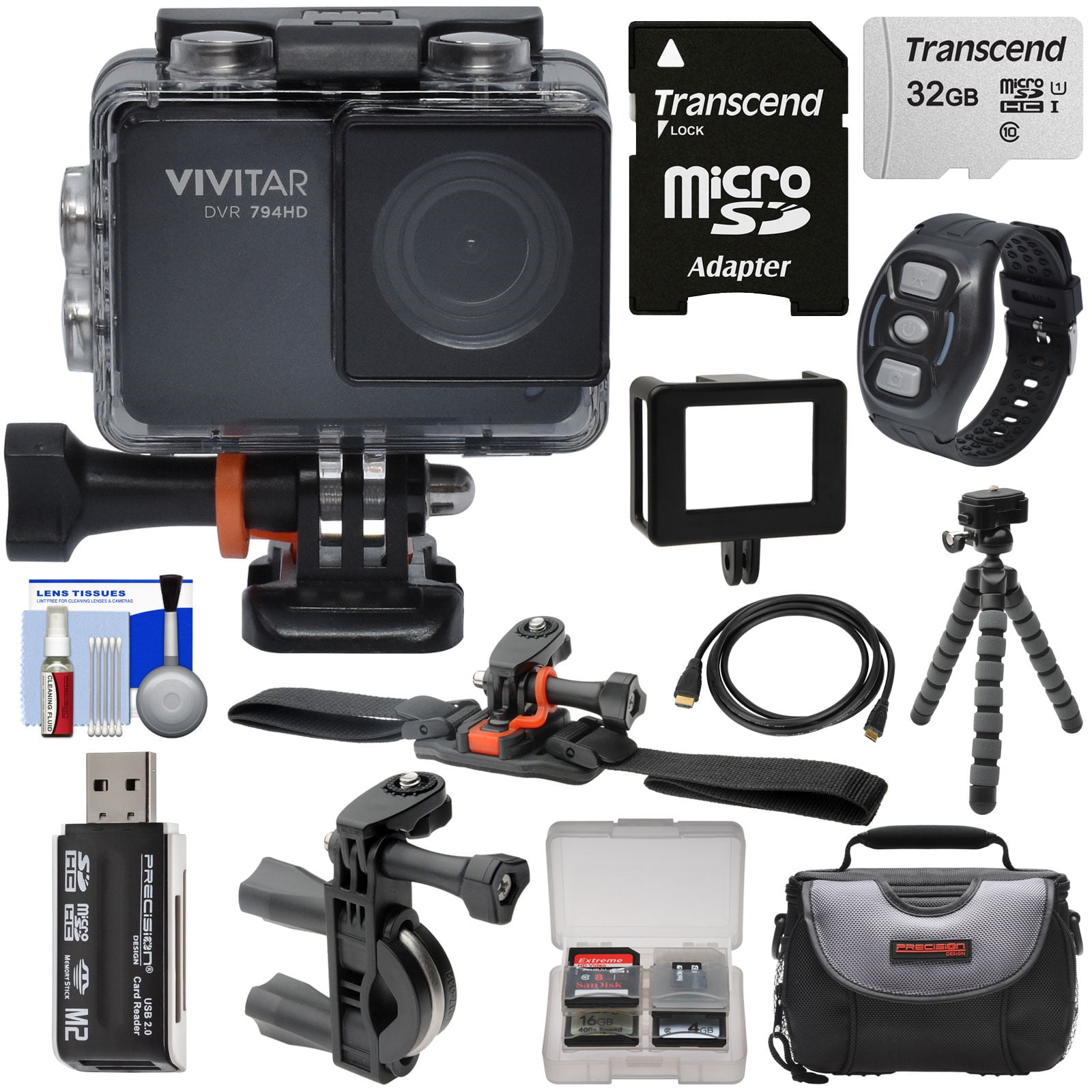 Vivitar DVR794HD 1080p HD Wi-Fi Waterproof Action Video Camera