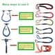 thumbnail image 5 of Naiovety Set Bungee Dock Line Cuerda de amarre para barco Cuerda Bungee Cord Dockline Barcos Kayak Accesorios Type2 NO2, 5 of 6