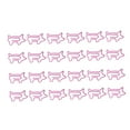 thumbnail image 4 of CUITING 24 Pcs Office Supplies Bulldog Clips Paper Assorted Size Pink, 4 of 8