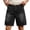 Black, variant on JTieacloth Mens Baggy Jean Shorts Casual Loose Fit Denim Shorts Summer Five Point Shorts(Black)