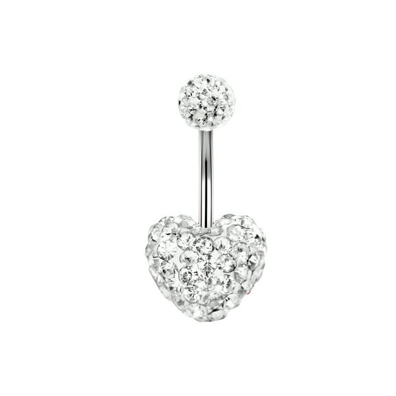 DESIGNICE Belly Button Ring,Stainless Steel Piercing Jewelry,5g Belly Button Piercing