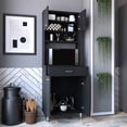 thumbnail image 2 of Four-Door and One-Drawer Pantry Cabinet | Suitable for Both Microwave Storage and Spice Display | Get a Durable and Well-Designed Storage Unit, 2 of 4