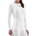 thumbnail image 4 of Camiseta de compresión SKINS SERIES-1 para mujer de manga larga blanca XS, 4 of 9