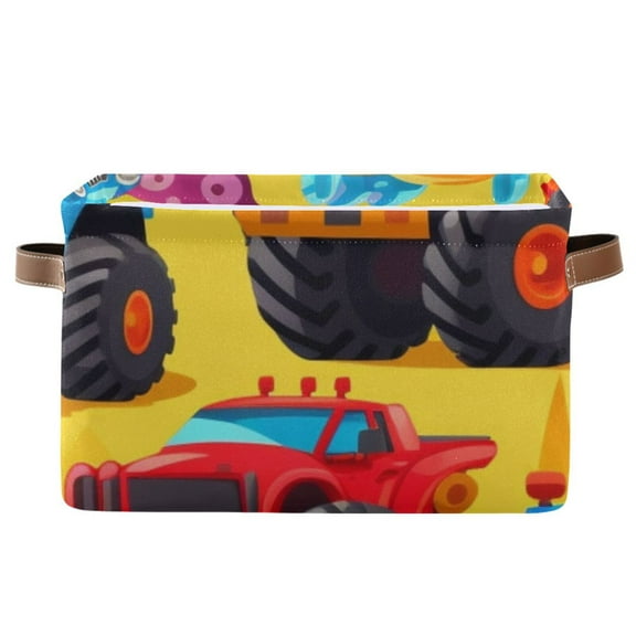 Trucks Desert Storage Bins Baskets With Handles Storage Box Clothes Organizer Organization Toys