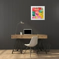 thumbnail image 3 of Loreth, Lanie 26x26 White Modern Wood Framed Museum Art Print Titled - Summer Sonata Square I, 3 of 4