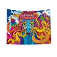 thumbnail image 1 of Tapestry Present Not Bombs, diseño estético de pared, 150 x 130 cm, microtela, 1 of 2