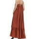 thumbnail image 3 of SAYOO Vestido largo sin mangas para mujer, correa de espagueti, color sólido, con lazo, sin espalda, bolsillos laterales, ajuste holgado, vestido de vacaciones SAYOO  Moda, 3 of 4