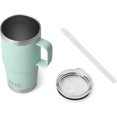 thumbnail image 3 of YETI Rambler 25 oz Straw Mug, Vacuum Insulated, Stainless Steel, Seafoam, 3 of 8
