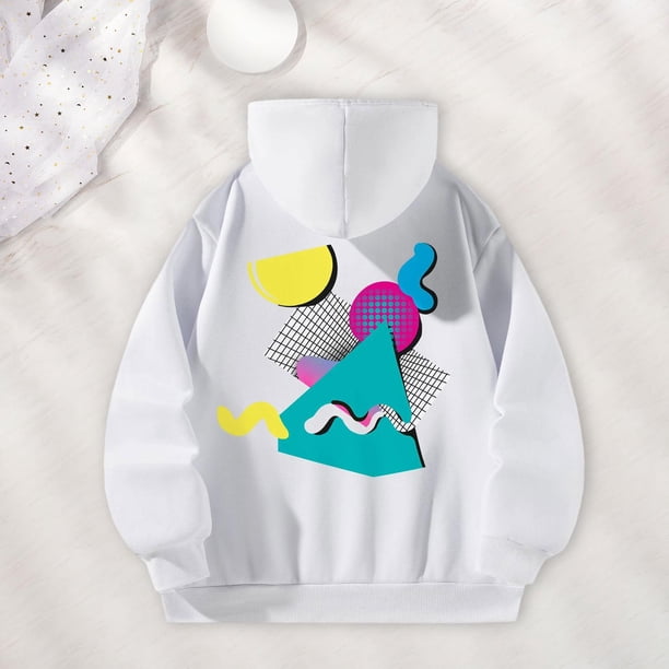 Sudadera con capucha de manga larga, sudadera con capucha, cómoda, holgada, estampada, sudadera con capucha para mujer, para vacaciones, trabajo, uso , L L