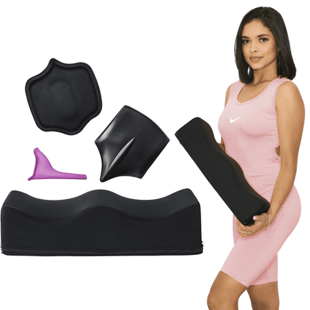 Bombshell Booty Pillow - BBL Pillow After Surgery Sitting, Comfortable Butt Cushion for Long Sitting with Lumber Board and Ab Board Post Surgery Liposuction 360, BBL Post Surgery Supplies,
