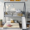 thumbnail image 2 of Twin over Full Size, Full-Length Guardrails | Bedroom, Safe and Comfortable Sleeping with Added Fun Slide, 2 of 2